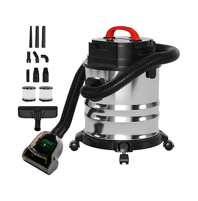 Topteng 1800W Wet Dry Vacuum with Blower – 4.8 Gal Stainless Steel Tank & 18KPA Suction