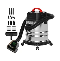 Topteng 1800W Wet Dry Vacuum with Blower – 4.8 Gal Stainless Steel Tank & 18KPA Suction
