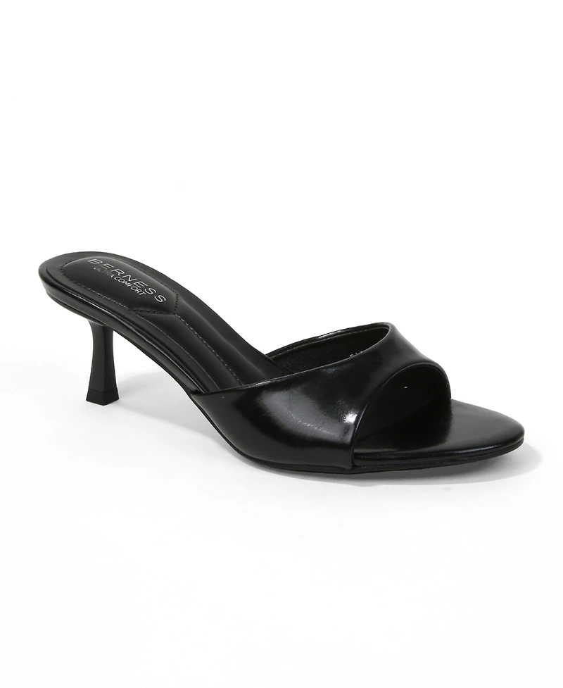 Berness Women's Cath Minimalist Heeled Slides