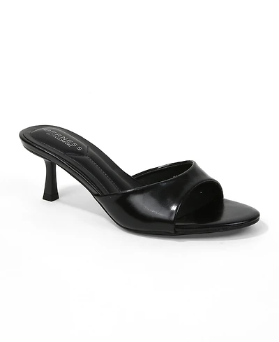 Berness Women's Cath Minimalist Heeled Slides