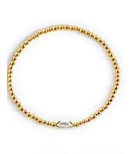 Mint & Lily Gold Tone Beaded Birthstone Bracelet