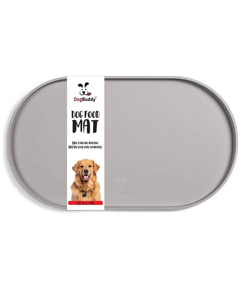 DogBuddy Oval Dog Food Mat/ Pet Placemat
