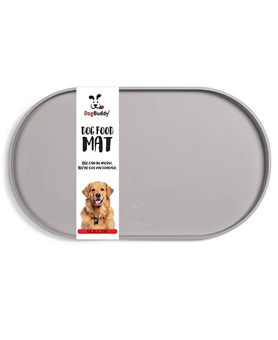DogBuddy Oval Dog Food Mat/ Pet Placemat