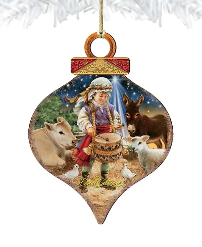Designocracy Little Drummer Boy Holiday Ornament