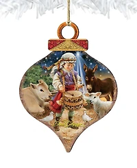 Designocracy Little Drummer Boy Holiday Ornament