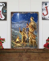 Designocracy Shepherds Keeping Watch Holiday Wall Art
