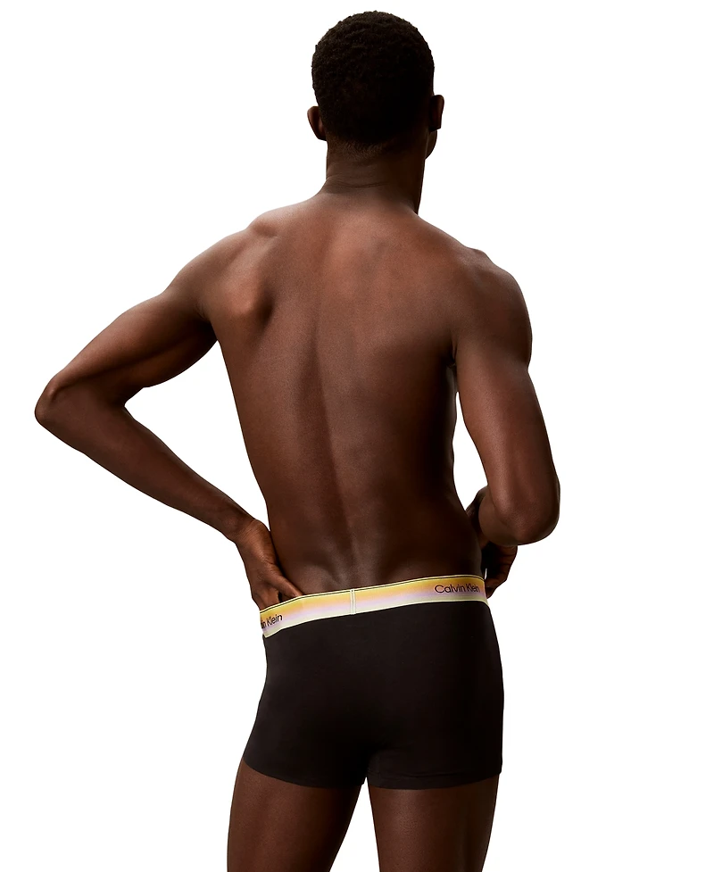 Calvin Klein Men's 1-Pack Pride Cotton Classics Trunk Underwear