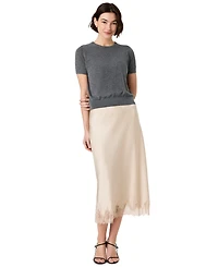 French Connection Women's Nola Fine Knit Short-Sleeve Top