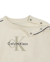 Calvin Klein Baby Boys' Long-Sleeve Sweatshirt and Pants, 2-Piece Set
