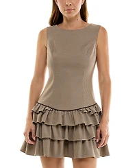 Seni & Cade Juniors' Boat Neck Short Dress
