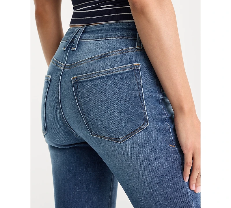Good American Women's Soft Tech Legs Flare Jeans