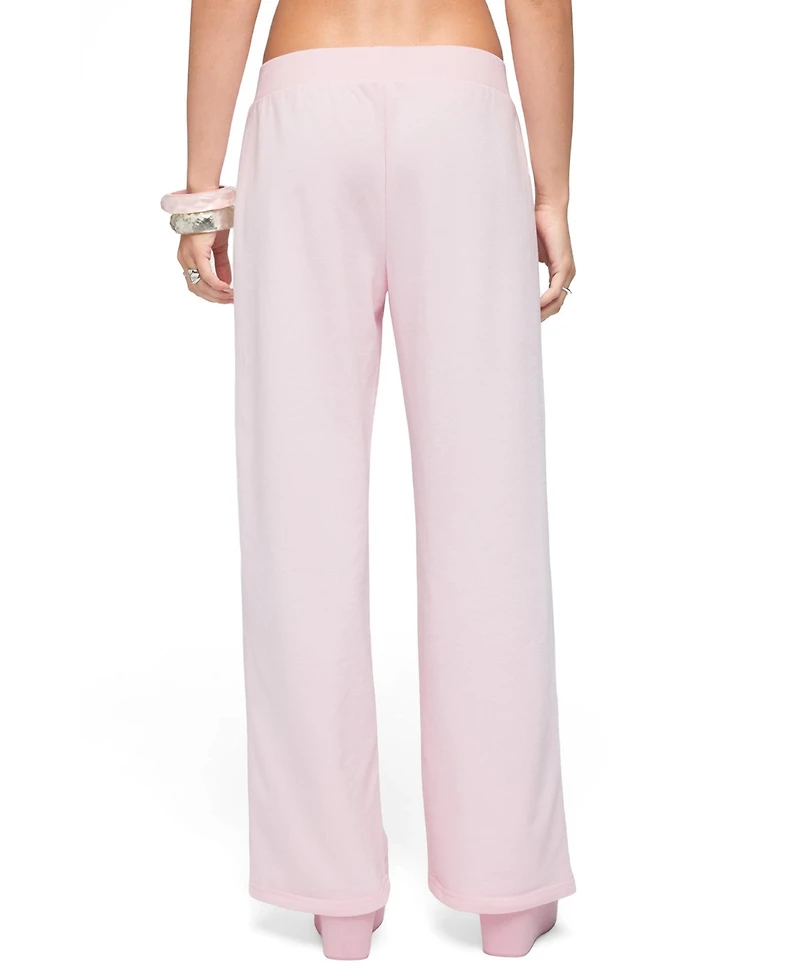 Edikted Women's Studio Rhinestone Sweatpants
