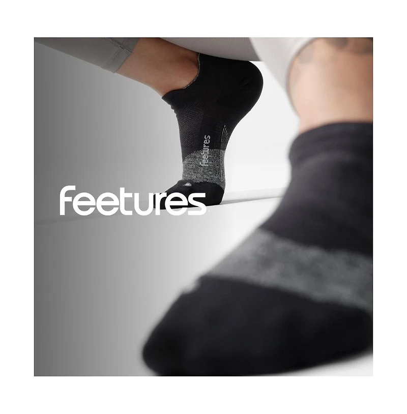 Feetures Men's Elite Ultra Light Cushion Ankle Socks
