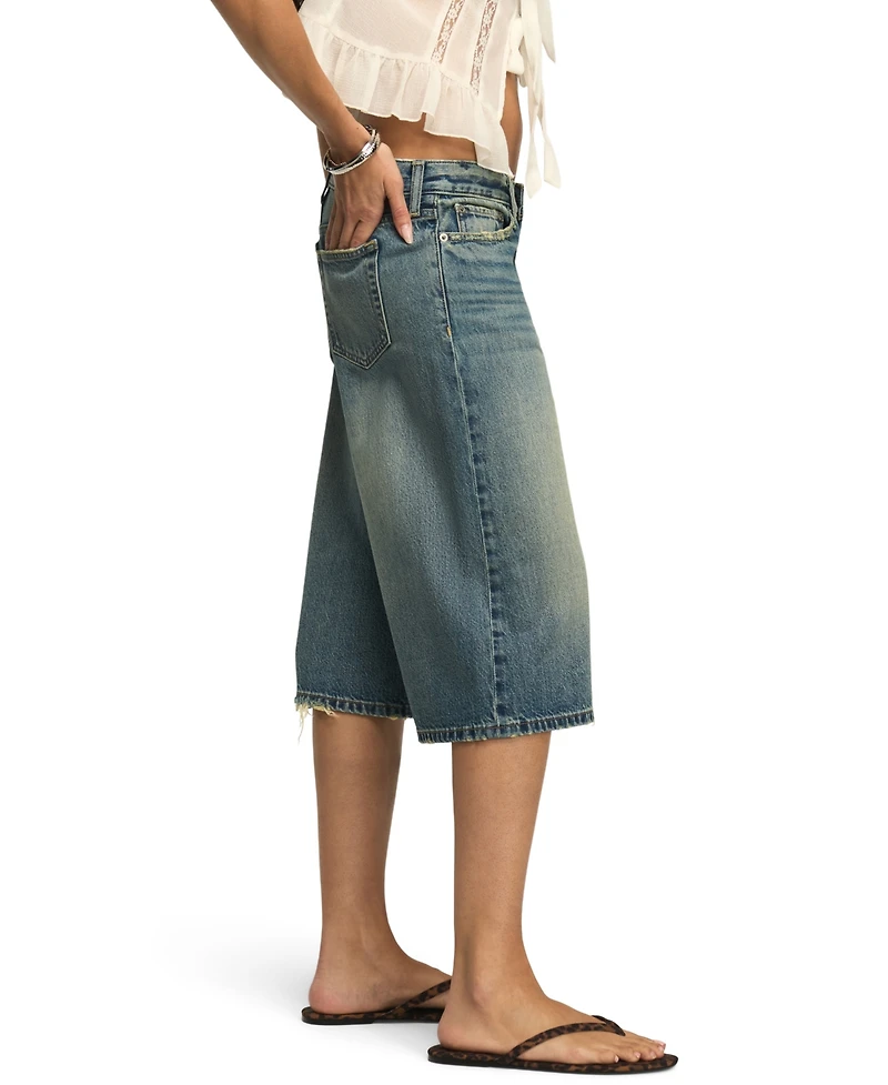 Lucky Brand Women's Ultra-Wide Cropped Culotte Jeans