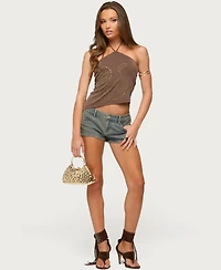 Edikted Women's Ellise Studded Built Bra Top