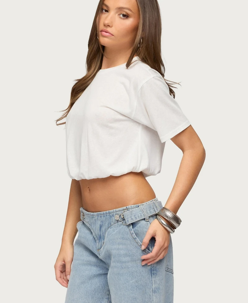 Edikted Women's Raina Bubble T Shirt