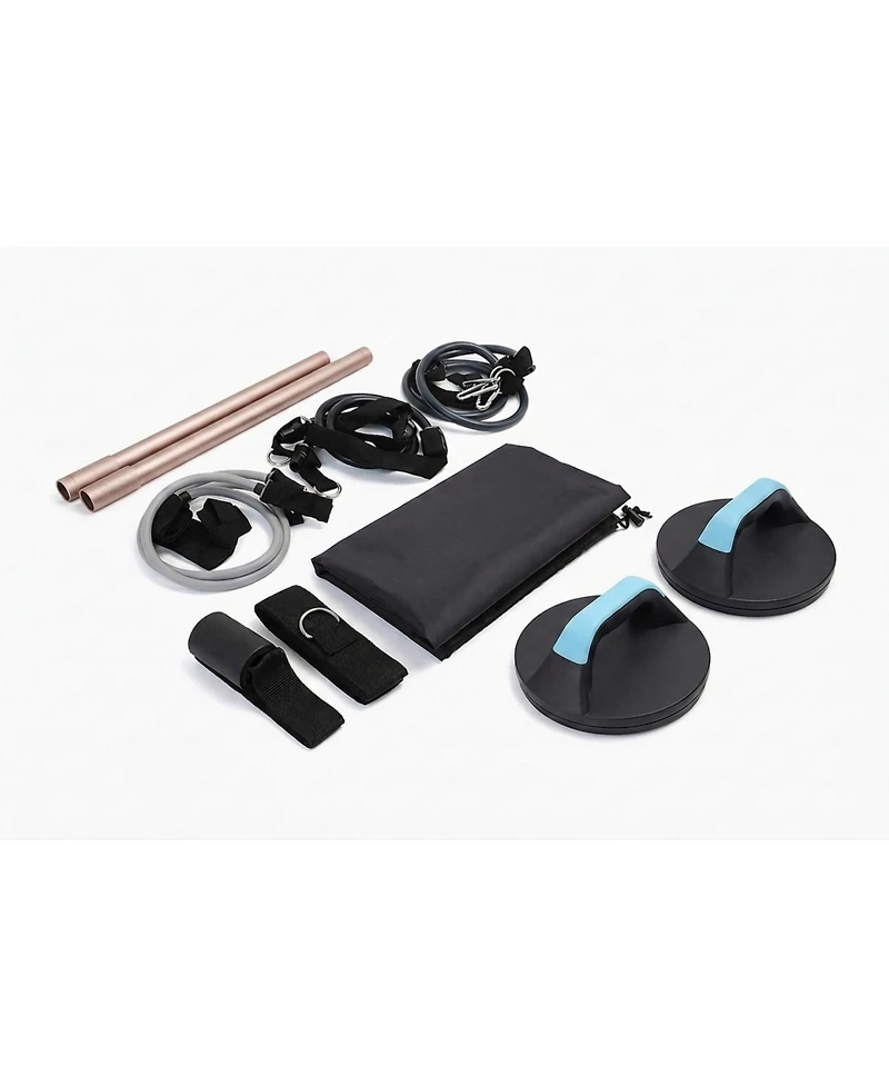 Sevorley Exercise Bar and Rotating Push-Up Bar Bundle for Full-Body Home