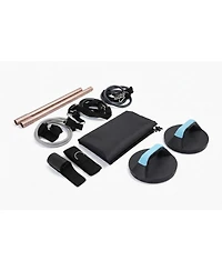 Sevorley Exercise Bar and Rotating Push-Up Bar Bundle for Full-Body Home