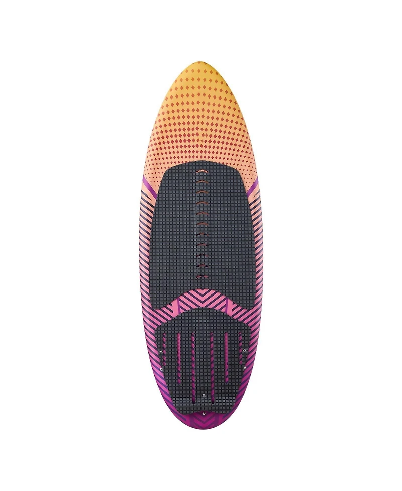 Sevorley 63-Inch Wakesurf Board with Eps Core, Eva Pad, and 3 Tail Fins