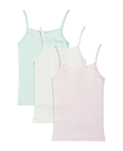 Maidenform Girls' 6-16 Picot Trim Camis, 3-Pack