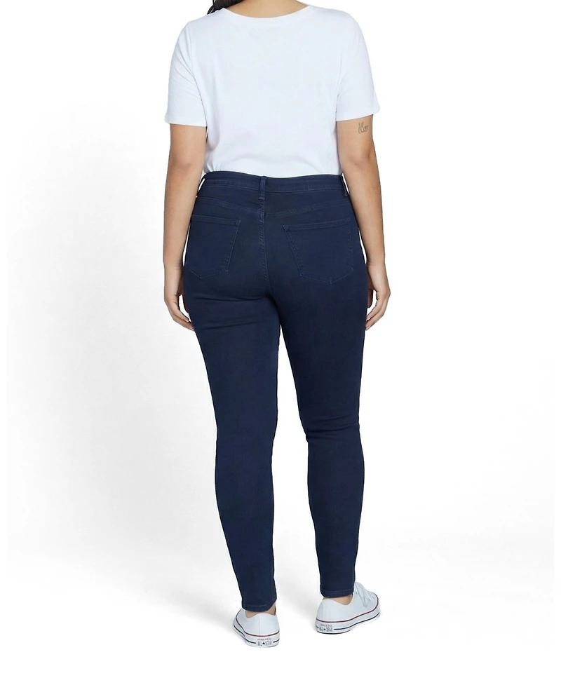 Universal Standard Women's Seine High Rise Skinny Jeans 32 Inches