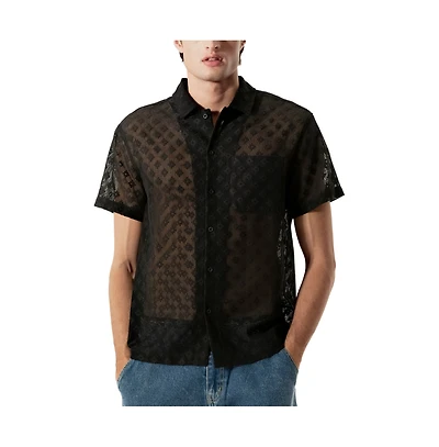 WeSC Men's Mesh Camper Shirt