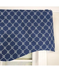 Rlf Home 100percentage Cotton Marine Rope Regal With Lining Rod Pocket Window Valance