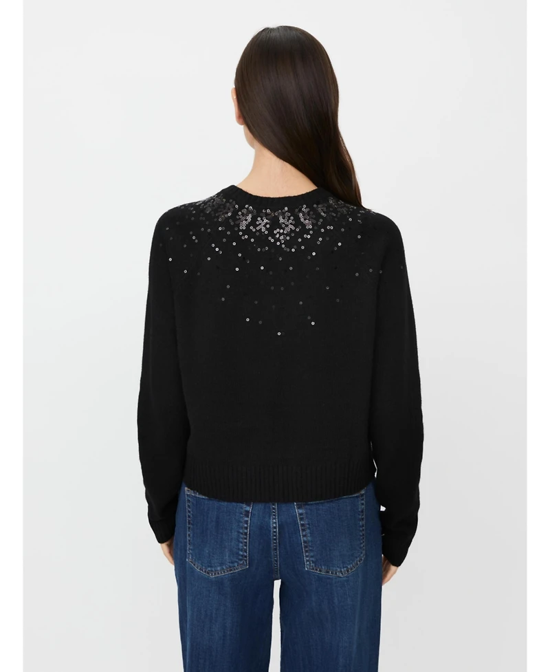 Masai Copenhagen Women's Malitana Sequined Button Front Cardigan