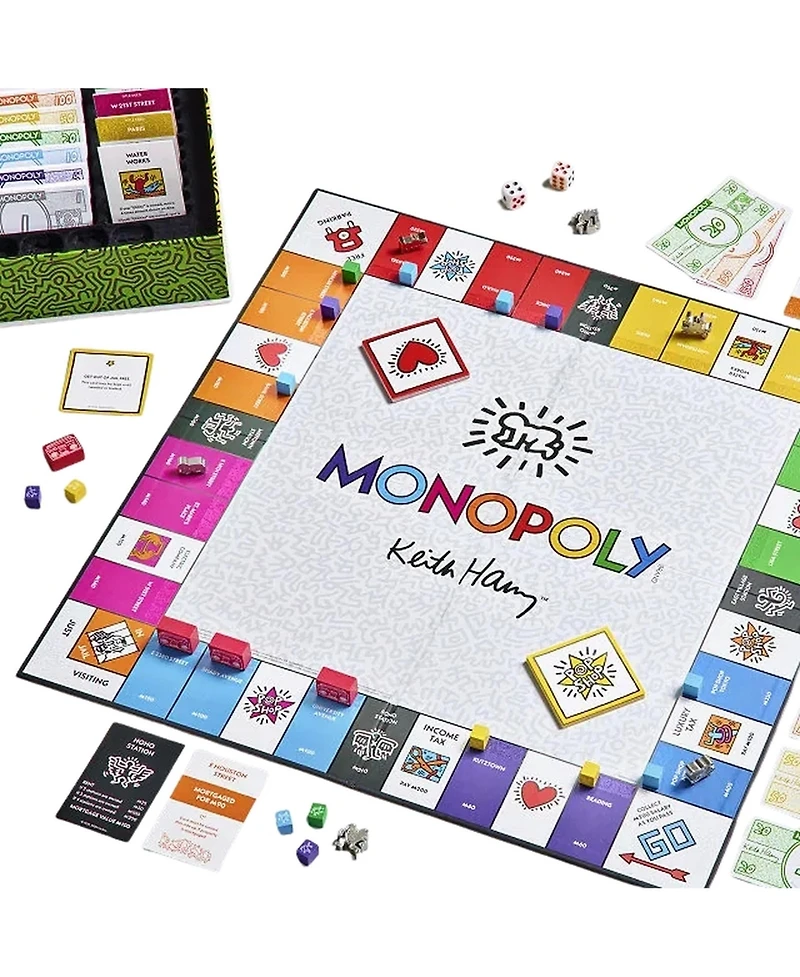 Uncommon Goods Keith Haring Pop Shop 40th Anniversary Monopoly Game