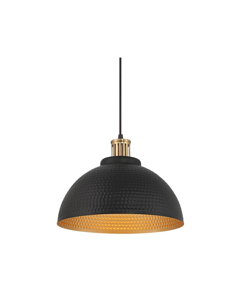 Possini Euro Design Araceli Metal Pendant Light 16inch Wide Modern Dome Shade for Dining Room House Foyer Kitchen Island