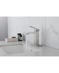 Phying Waterfall Spout Bathroom Faucet,Single Handle Bathroom Vanity Sink Faucet