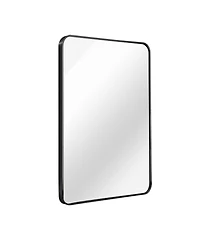 Midola 24x32 Inch Metal Framed Rectangular Bathrrom Mirror for Home Bathroom Wall