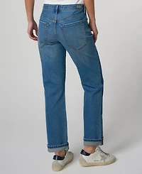 Liverpool Los Angeles Women's Sloane Slouchy Girlfriend Cuffed Jeans