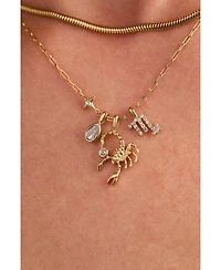 Alex and Ani Scorpio Zodiac Charm Cluster Necklace