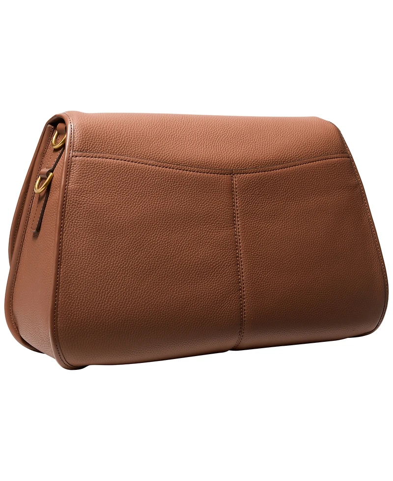 Michael Kors Men's Holmes Extra-Large Pebbled Leather Convertible Messenger Bag
