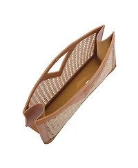 Adornia Fine Rattan Kane Clutch Handbag