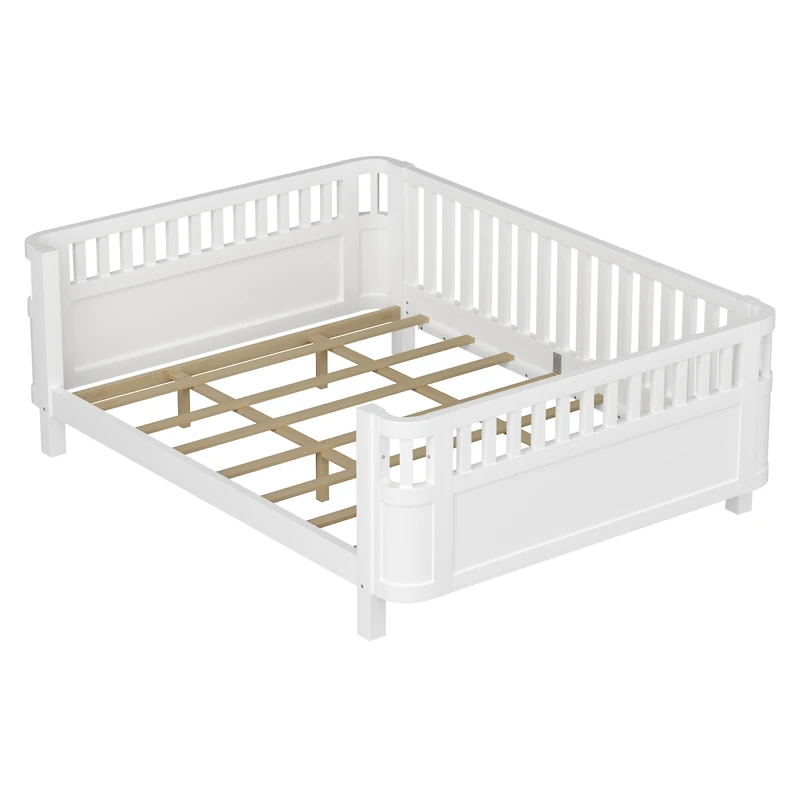 Streamdale Furniture Wood Platform Bed, Low Profile