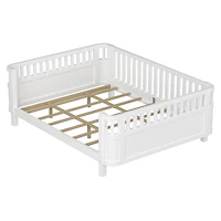 Streamdale Furniture Wood Platform Bed, Low Profile