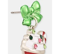 Holiday Lane Hot Chocolate Drop Earrings, Macy's Exclusive