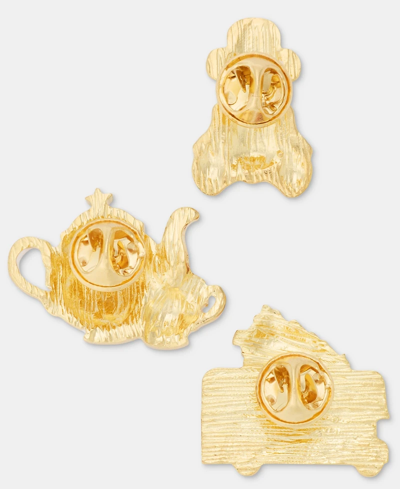 Holiday Lane London Holiday Pins, Set of Three, Macy's Exclusive