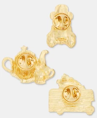 Holiday Lane London Holiday Pins, Set of Three, Macy's Exclusive