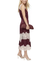 Lily and Lionel London Women's Selma Lace Insert Maxi Dress