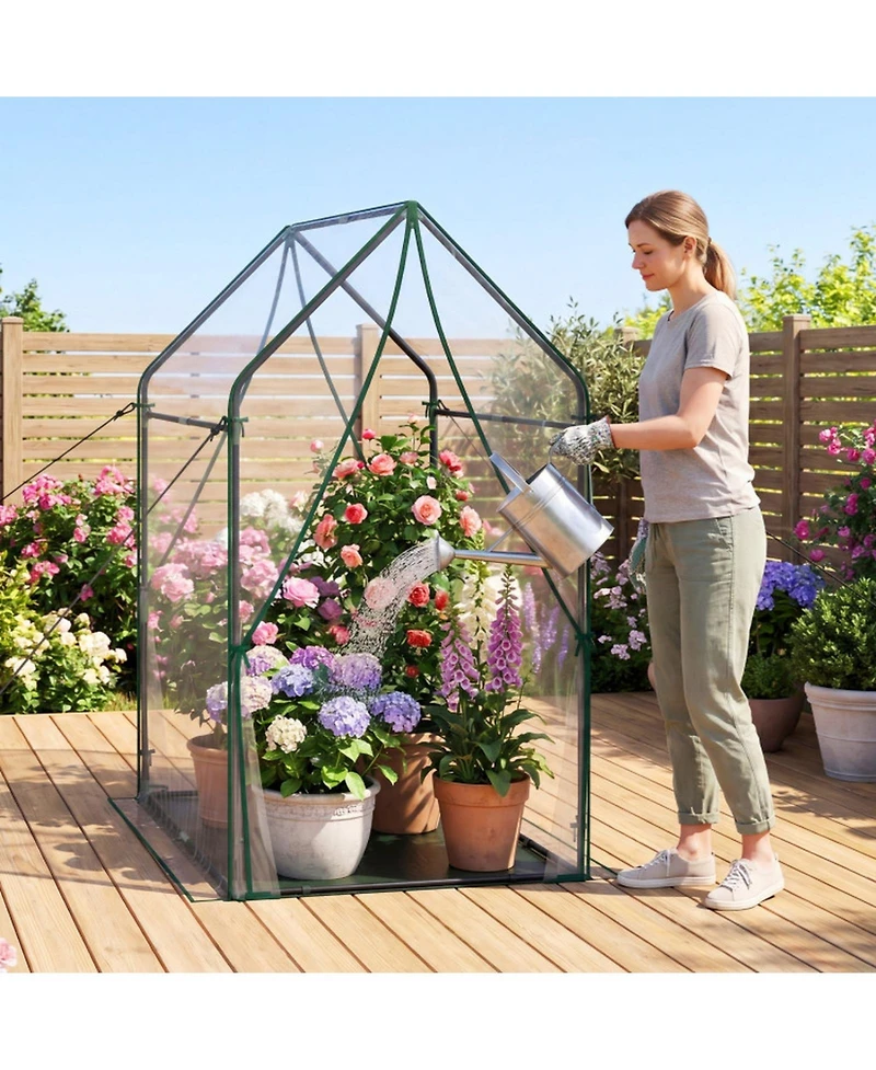 Gouun Mini Greenhouse with Reinforced Metal Frame