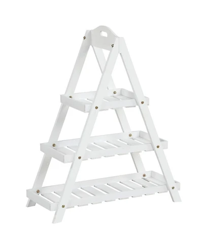 Gouun 3-Tier Wood Plant Stand for Flower Pot Display