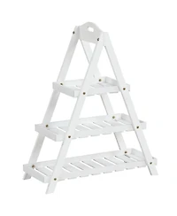 Gouun 3-Tier Wood Plant Stand for Flower Pot Display
