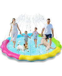 Aofar Splash Pad Sprinkler Play Mat Inflatable Pool Nonslip