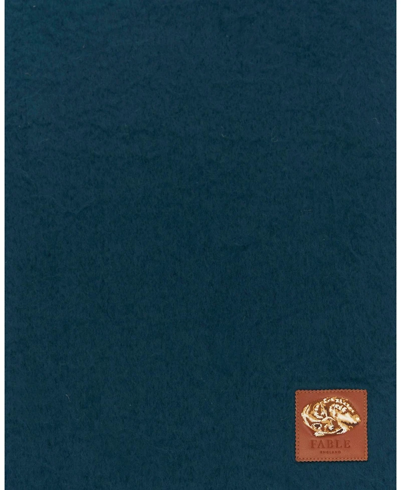Fable England Women's Cosy Teal Boucle Scarf