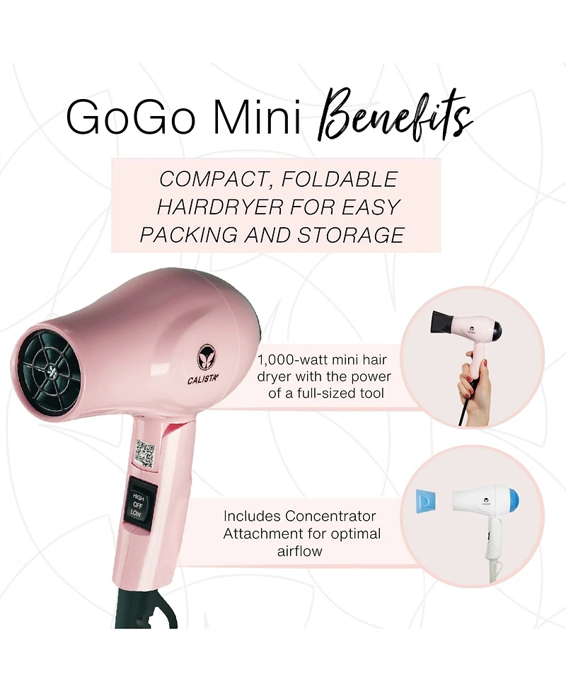 Calista GoGo Mini Hair Dryer