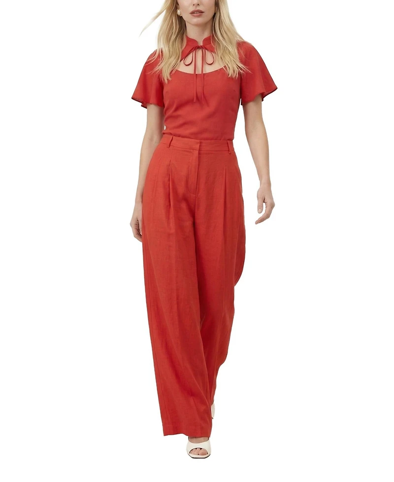 Lily and Lionel London Women's Camille Flutter Sleeve Top