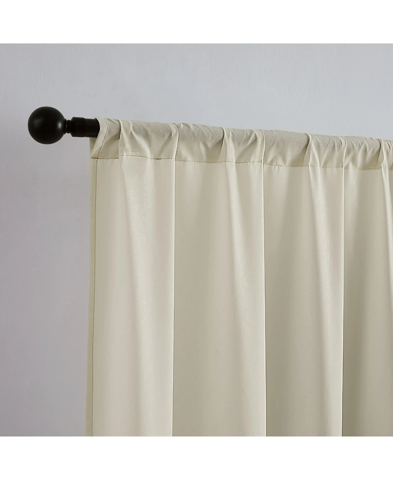 Tru-barrier Window Solutions Sheer Barrier Privacy Rod Pocket Panel Pair by 2 Piece Curtain